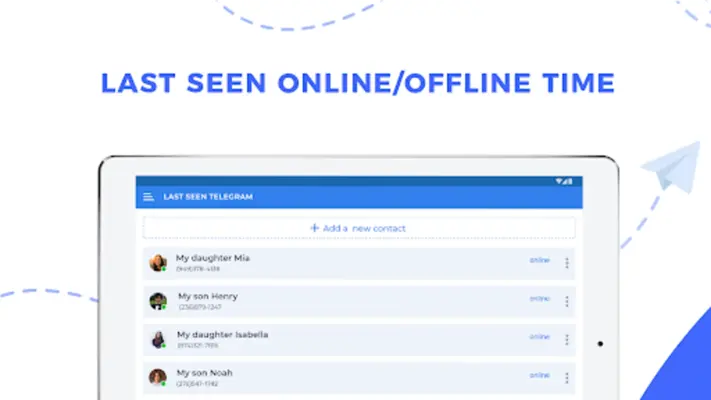LastSeen on Telegram android App screenshot 1